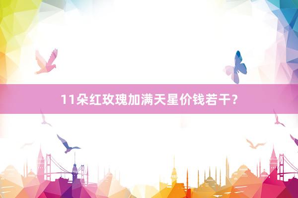 11朵红玫瑰加满天星价钱若干？